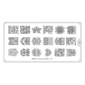 MoYou-London Stamping Stencil Bridal 06