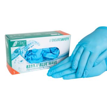Nitrile gloves Blue Wave size S