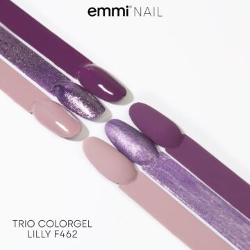 Emmi-Nail Creamy-ColorGel Mini Set of 3 "Lilly" -F462-