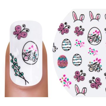 Emmi-Nail 3D Art Nail Sticker Easter Bunny "Honey"