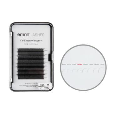 Emmi®-Lashes Silk Lashes single lashes C-Curl 0.07mm