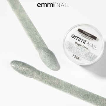 Emmi-Nail Glitter Gel Magic Silver 5ml -F365-
