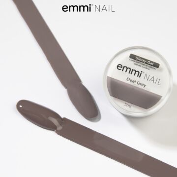 Emmi-Nail Glossy-Gel Steel gray 5ml -F226-