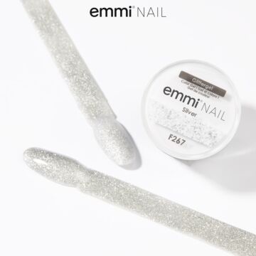 Emmi-Nail Glitter Gel Silver 5ml -F267-