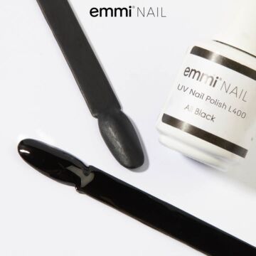 Emmi Shellac UV/LED lacquer All Black -L400-