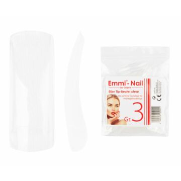50 clear tip bag size 3