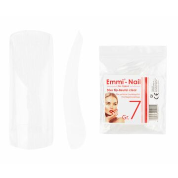 50 clear tip bag size 7