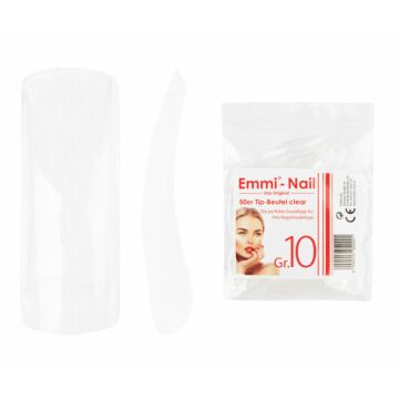 50 clear tip bag size 10