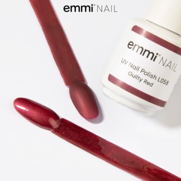 Emmi Shellac UV/LED lacquer Guilty Red -L058-