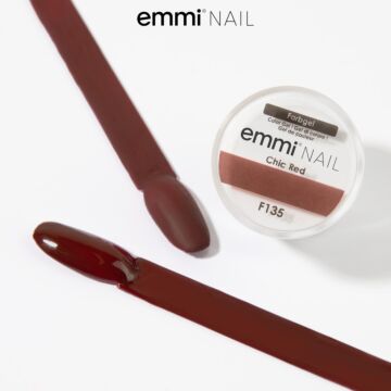 Emmi-Nail Color Gel Chic Red 5ml -F135-