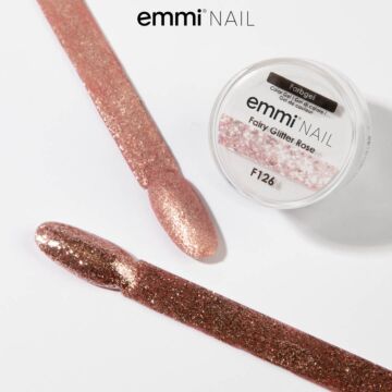 Emmi-Nail Color Gel Fairy Glitter Rose 5ml -F126-