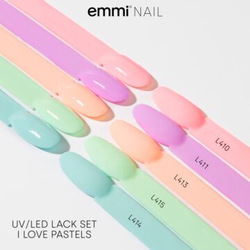 Shellac UV/LED lacquer set "I love pastels"