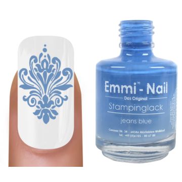 Stamping varnish "jeans blue" 15ml 