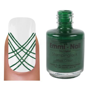 Stamping varnish "moss green" 15ml 