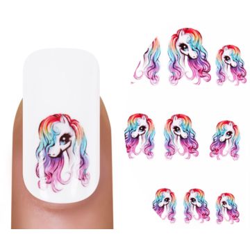 Emmi-Nail watertattoo rainbow unicorn
