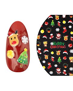 Emmi-Nail 5D Art Nail Sticker Santa Claus 2